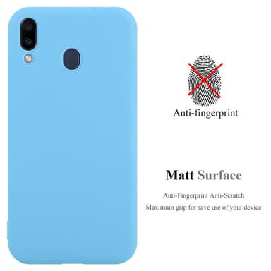 Deksel Samsung Galaxy M20 Silikon cover (blå)