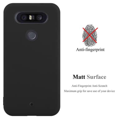 Deksel LG Q8 Silikon cover (svart)