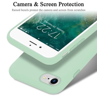 iPhone 7 / 7S / 8 / SE 2020 silikondeksel case (grønn)