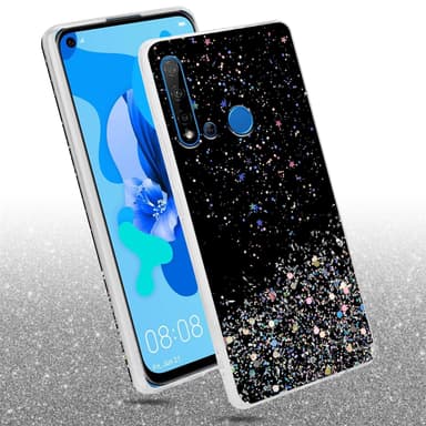 Huawei NOVA 5i / P20 LITE 2019 Silikondeksel Glitter