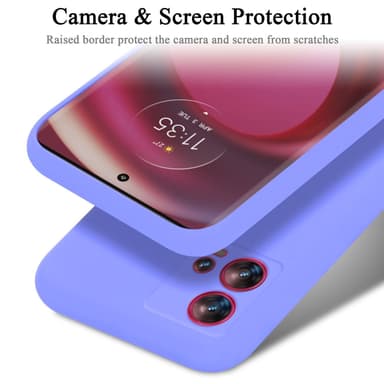 Motorola EDGE 30 FUSION silikondeksel case (lilla)