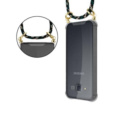 Samsung Galaxy J5 2015 Deksel med Halskjede (brun)