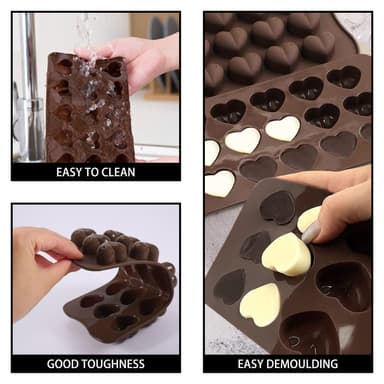 Silikon Bakeformer Bakepapir Sett 10 deler slikkepott