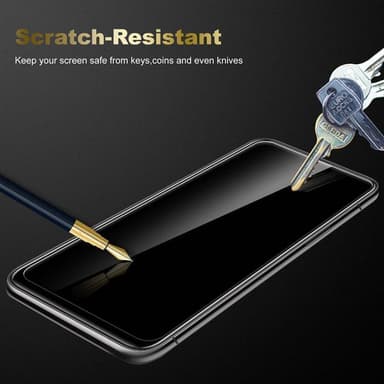 Samsung Galaxy A41 Skjermbeskytter Skärmskydd (hvit)