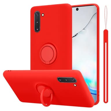 Deksel Samsung Galaxy NOTE 10 Ring Case (rød)
