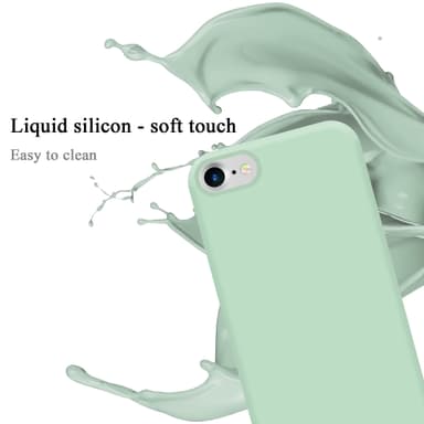 iPhone 7 / 7S / 8 / SE 2020 silikondeksel case (grønn)