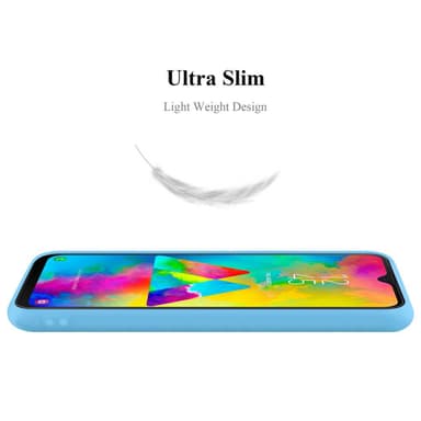 Deksel Samsung Galaxy M20 Silikon cover (blå)