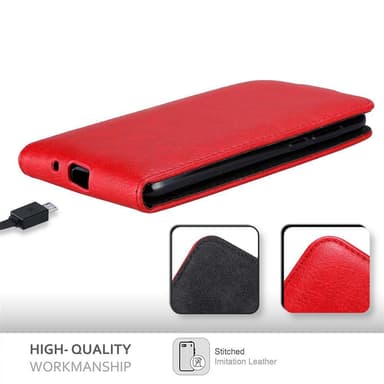 Honor 7S / Huawei Y5 2018 deksel flip cover (rød)