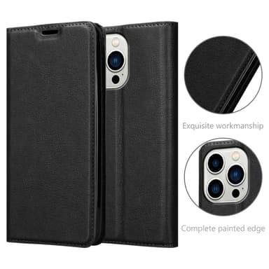 iPhone 14 PRO lommebokdeksel case (svart)