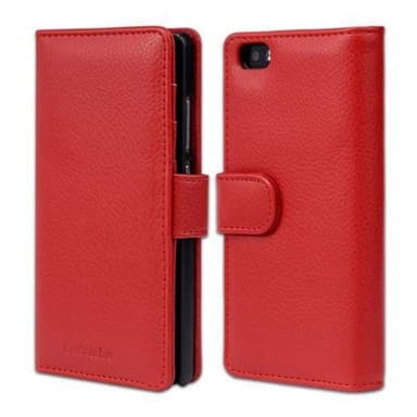 Huawei P8 LITE 2015 lommebokdeksel case (rød)