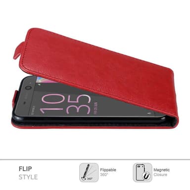 Sony Xperia XA ULTRA deksel flip cover (rød)