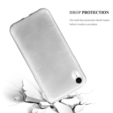 iPhone XR silikondeksel cover (sølv)