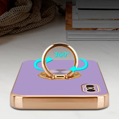 iPhone XS MAX silikondeksel case (lilla)