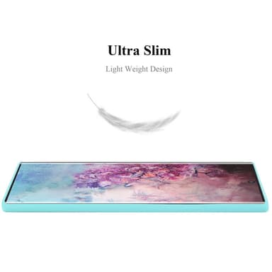 Deksel Samsung Galaxy NOTE 10 PLUS Silikon cover (blå)