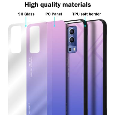 Deksel Vivo Y52 5G / Y72 5G Case Cover (svart)
