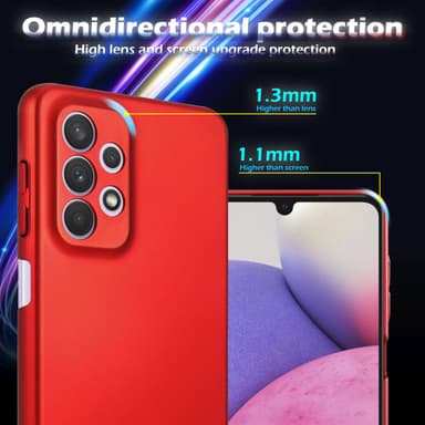 Deksel Samsung Galaxy A33 5G Case Cover (rød)