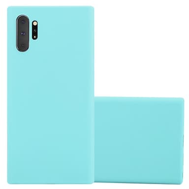 Deksel Samsung Galaxy NOTE 10 PLUS Silikon cover (blå)