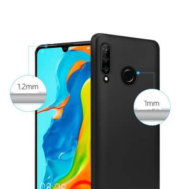 Deksel Huawei P30 LITE Case Cover (svart)