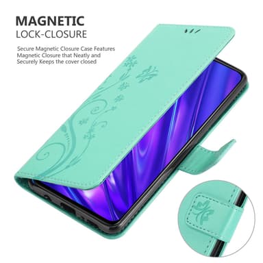 Realme 5 / 5i / 6i / C3 lommebokdeksel Blomster