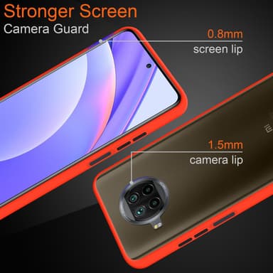Xiaomi Mi 10T LITE Deksel Case Cover (gjennomsiktig)