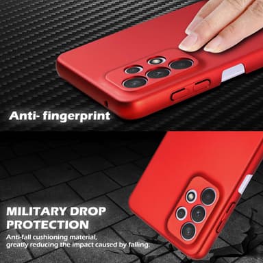 Deksel Samsung Galaxy A33 5G Case Cover (rød)