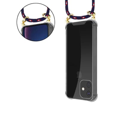 iPhone 11 PRO Deksel med Halskjede (blå)