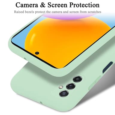 Samsung Galaxy M52 5G silikondeksel case (grønn)