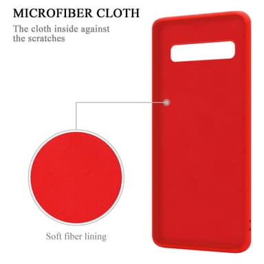 Deksel Samsung Galaxy S10 5G Ring Case (rød)