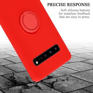 Deksel Samsung Galaxy S10 5G Ring Case (rød)