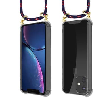 iPhone 11 PRO Deksel med Halskjede (blå)