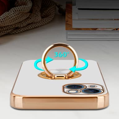 iPhone 13 silikondeksel case (hvit)