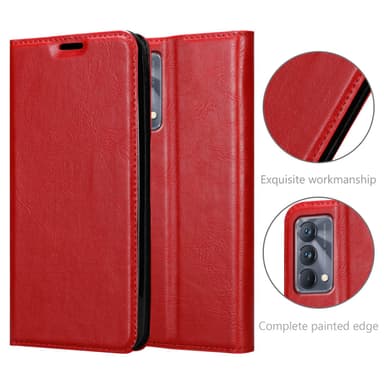 Realme GT Master lommebokdeksel case (rød)