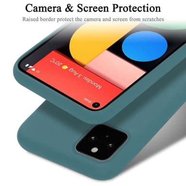 Google PIXEL 5 silikondeksel case (Grønn)