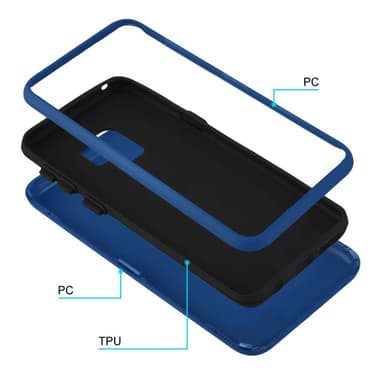 Samsung Galaxy S9 PLUS Deksel Case Cover (blå)