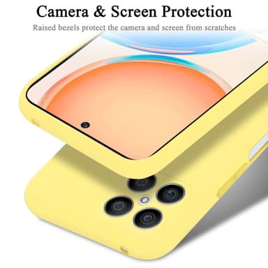 Honor X8 silikondeksel case (gul)
