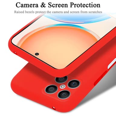 Honor X8 silikondeksel case (rød)