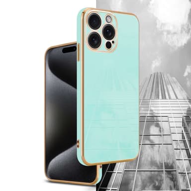 iPhone 15 PRO MAX silikondeksel case (Grønn)