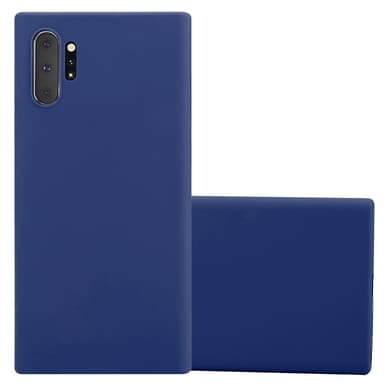 Deksel Samsung Galaxy NOTE 10 PLUS Silikon cover (blå)