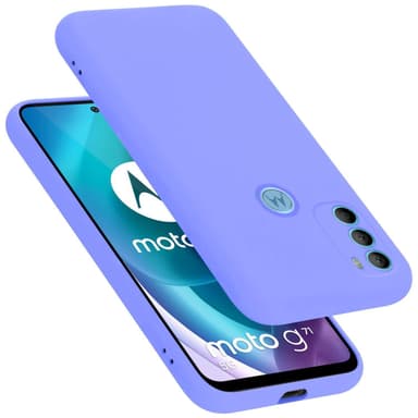 Motorola MOTO G71 5G silikondeksel case (Lilla)