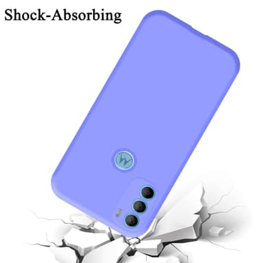 Motorola MOTO G71 5G silikondeksel case (Lilla)