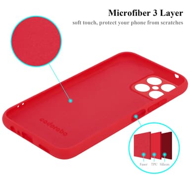 Honor X8 silikondeksel case (rød)