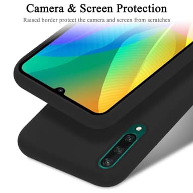 Huawei Y6P silikondeksel case (Svart)
