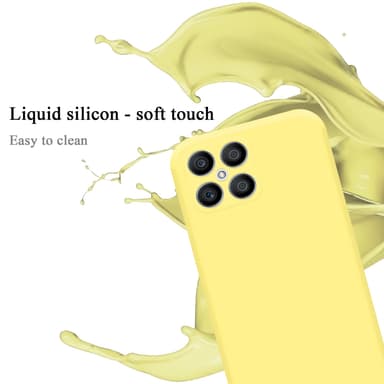 Honor X8 silikondeksel case (gul)