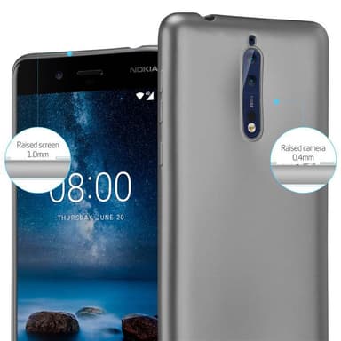 Deksel Nokia 8 2017 Case Cover (grå)