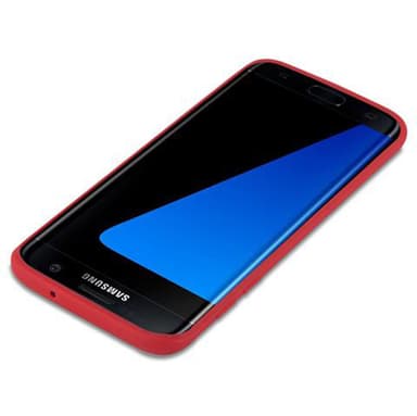 Deksel Samsung Galaxy S7 EDGE Silikon cover (rød)