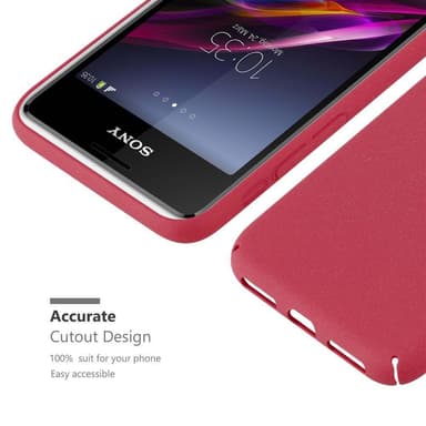 Sony Xperia E1 Hardt Deksel Cover (rød)