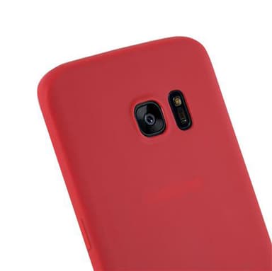 Deksel Samsung Galaxy S7 EDGE Silikon cover (rød)