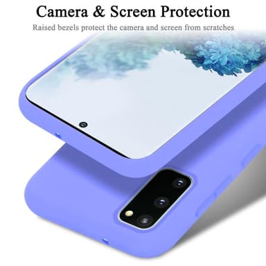 Samsung Galaxy S20 FE silikondeksel case (lilla)
