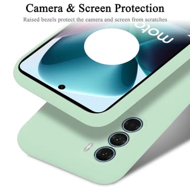 Motorola MOTO G200 5G silikondeksel case (grønn)