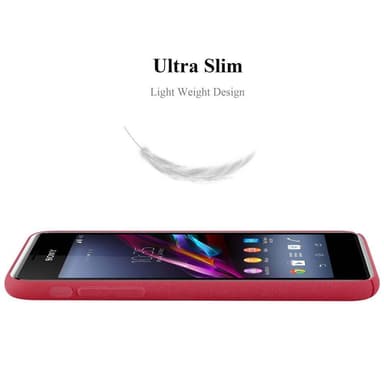Sony Xperia E1 Hardt Deksel Cover (rød)